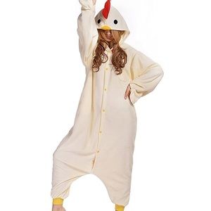 Fleece Chicken Onesie Pajama